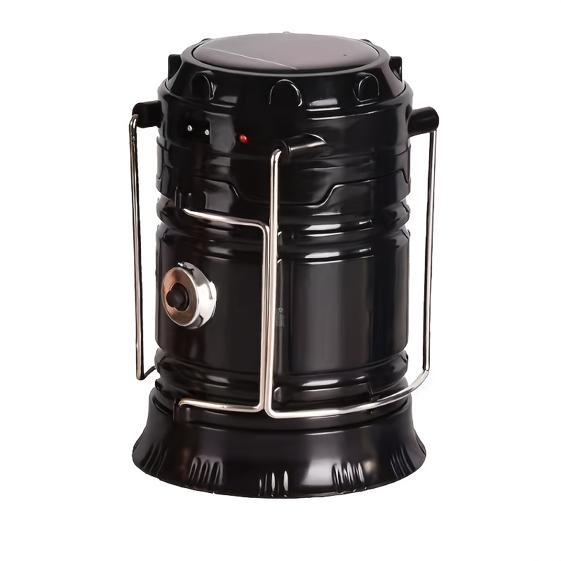 TEMU Led Solar Rechargeable Camping Lantern, Multi-functional Tent Light, Portable Lantern, Camping Light