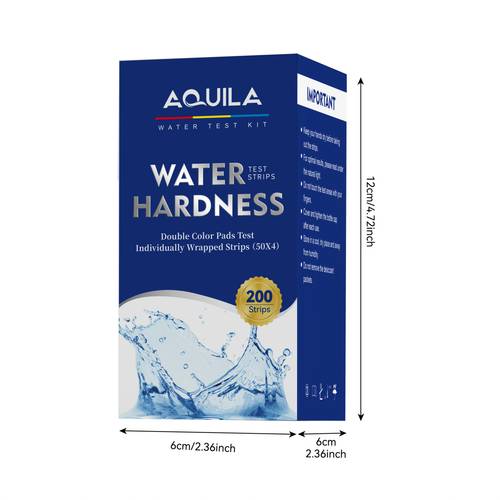 kit di reattive per la durezza dellacqua 200ct per acqua potabile , reattive a colorazione per della durezza dellacqua per piscina spa depuratore acquario, kit di per acqua del rubinetto e per calcio e magnesio (0-425 ppm) con tubo