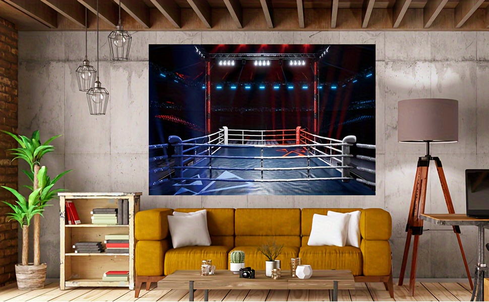 Boxing Ring Photography Backdrop 7x5ft | Boys Birthday Party Background | Sports Theme Photo Booth