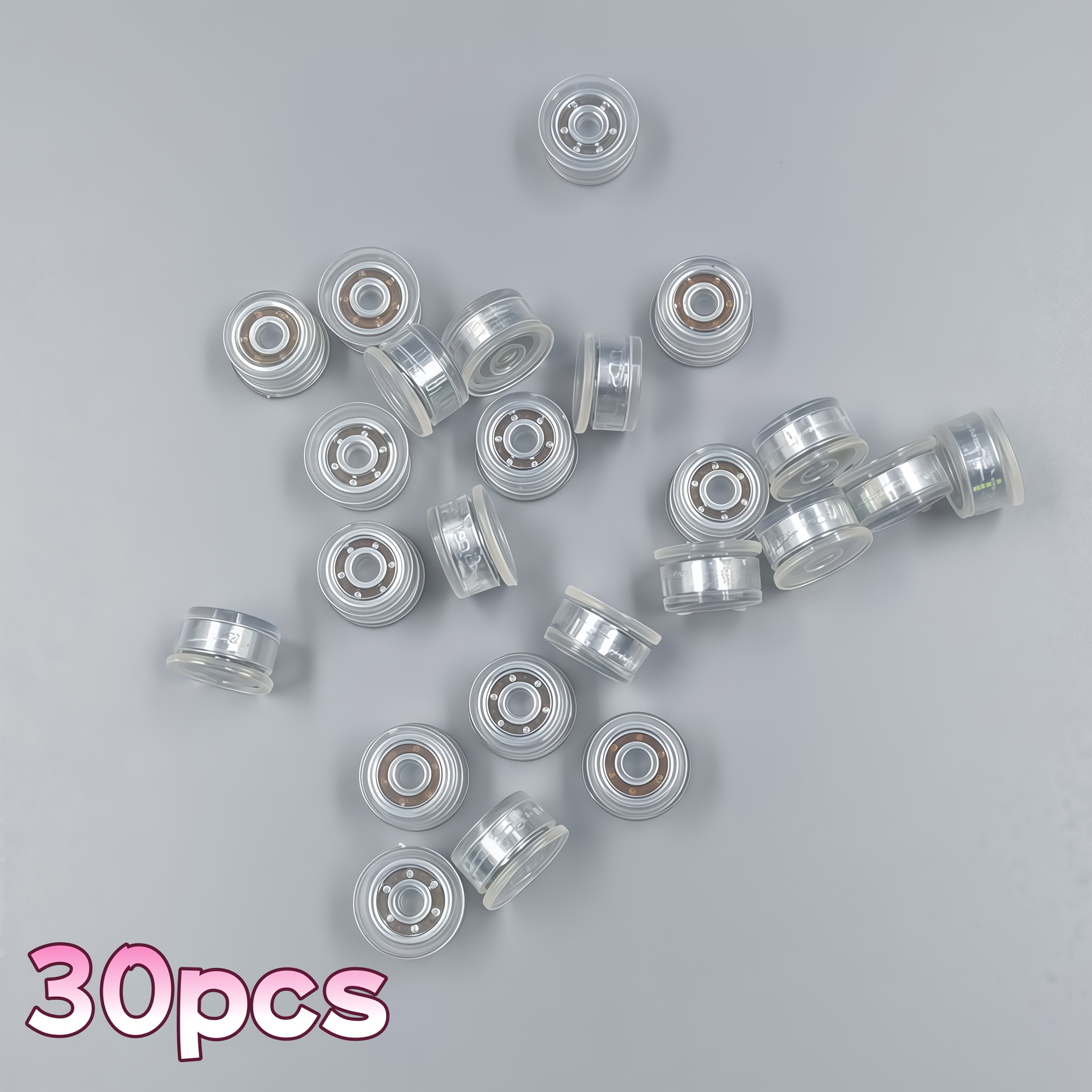 E-shop 30 kleine rotierende Mikrolager - Ideal für Bastelarbeiten, Gyroskope, Handyhülle-Verzierungen und Mikro-Drehwellen - Bietet sanfte Drehung,