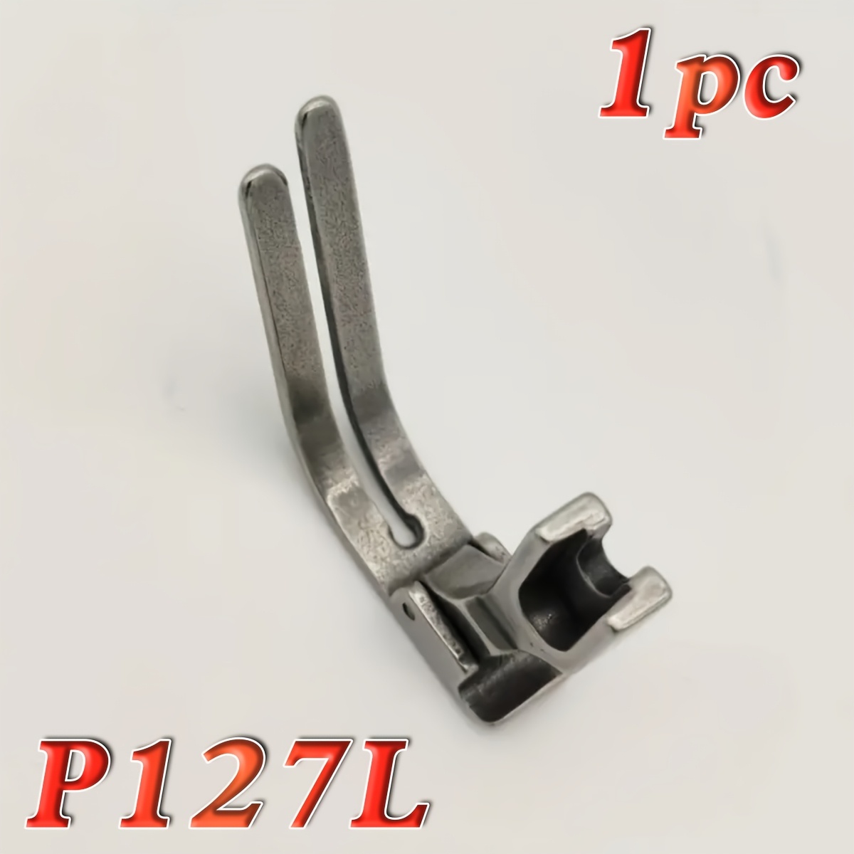 Image of 1pc Industrial Sewing Machine Accessories - Presser Foot Extended Presser Foot P127l Factory Sewing Machine Accessories - Sewing Clothes And Hats Industrial Sewing Machine Presser Foot