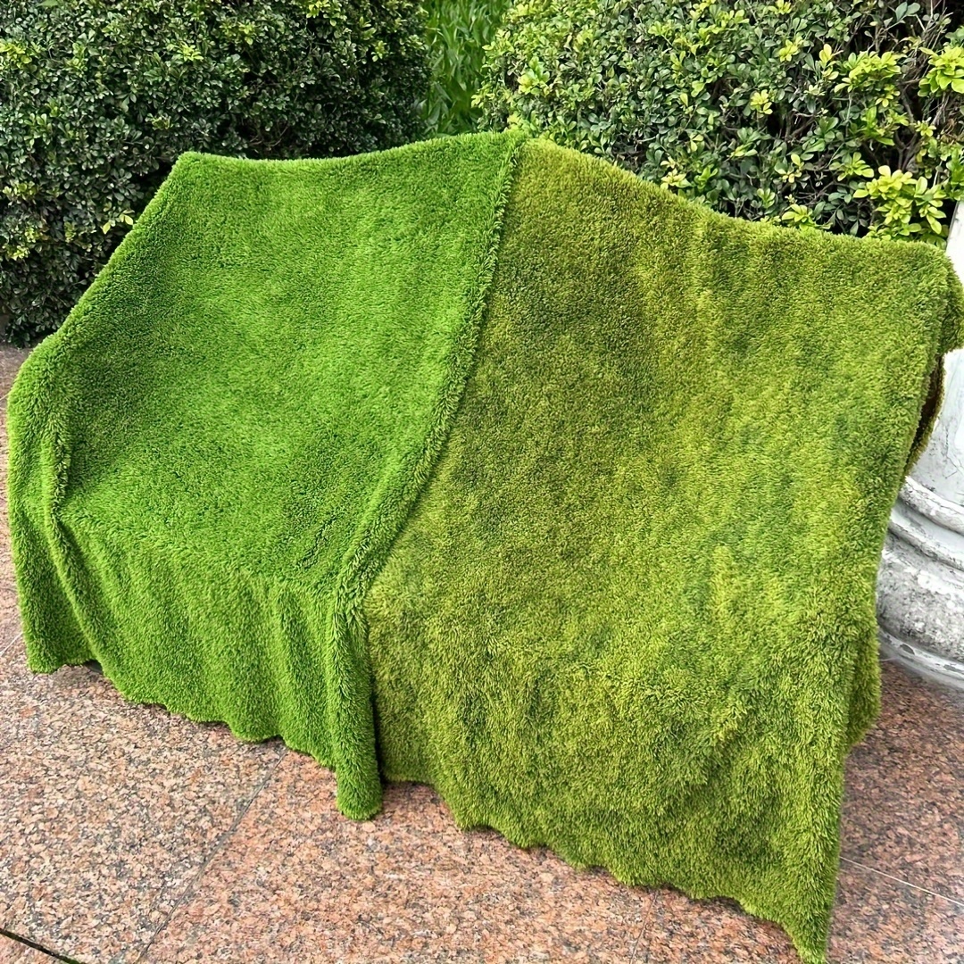 

1pc 39.37inch*78.74inch Outdoor Moss Anti-weed Water-permeable Simulation Lawn Landscaping Stone Fake Green Plant Floor Decoration Turf