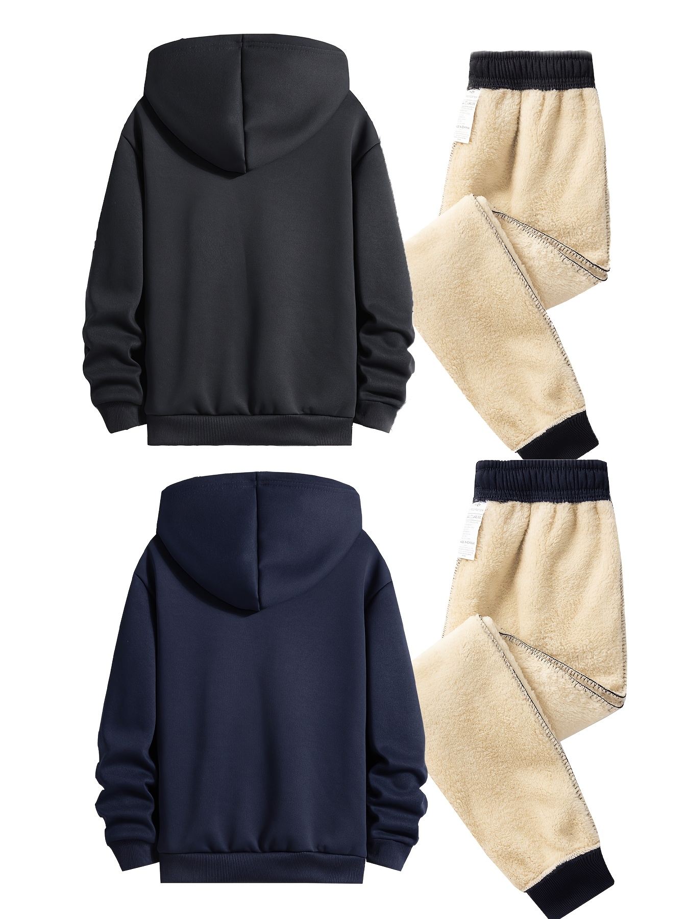 Sanrio's Autumn and Winter Thickened Girls' Four-Piece Set