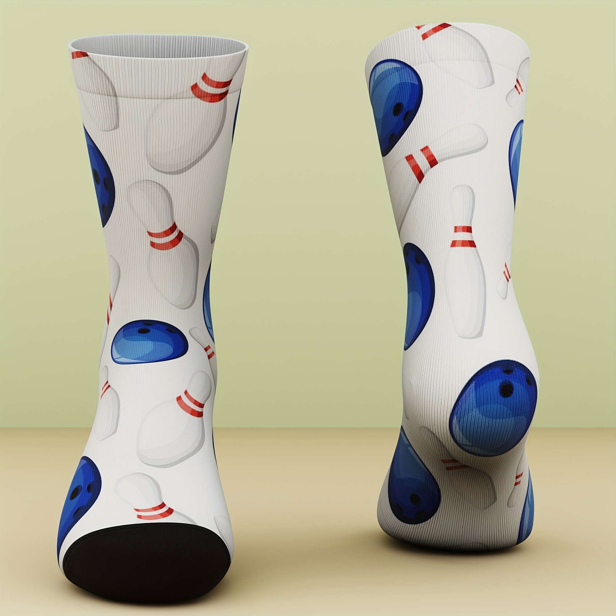 TEMU 1 Paire de Chaussettes Cadeau Unisexe Originales, Fibre de Bambou, Respirantes et Confortables, Amusantes et , Pour Sports Air, Toutes Saisons,