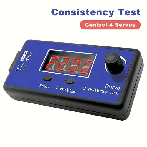 1 2pcs rc digital servo tester esc tester for rc helicopter servo tester esc tester rc helicopter tester tool
