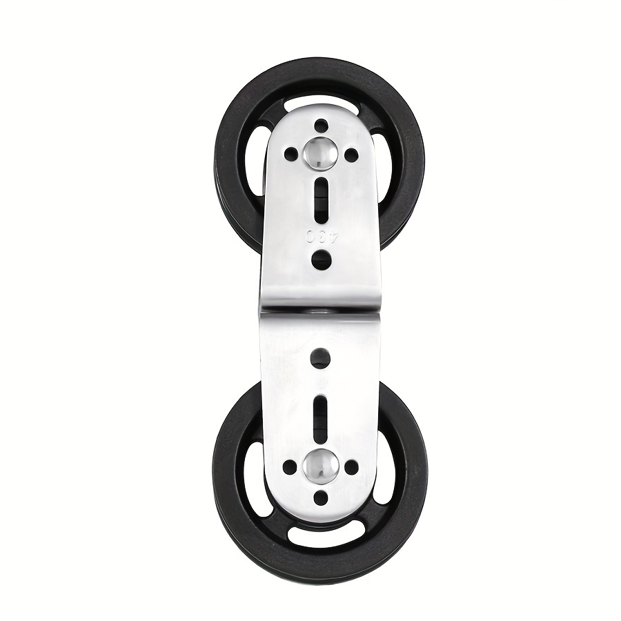 1pc large wheel steel wire 8-shaped double pulley fitness equipment only pulley aluminum alloy * wheel * fitness accessories