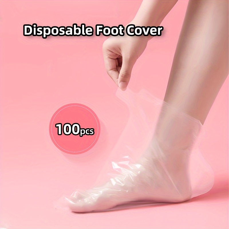 Wabjtam Feet Covers Disposable Moisturizer Socks - 100 Pcs Foot Moi