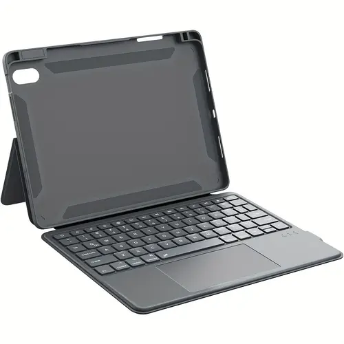 case for ipad 10th gen 10 9 2022 for ipad 11th gen 11 a16 2025 wireless magnetic keyboard case with 7 color backlight multi touch trackpad dual device switching ultra design pen slot black tablet not included