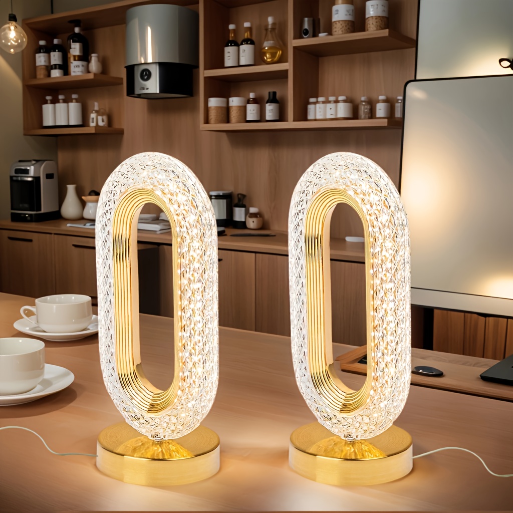 1 Desk Lamp Usb Powered Dimmable Push