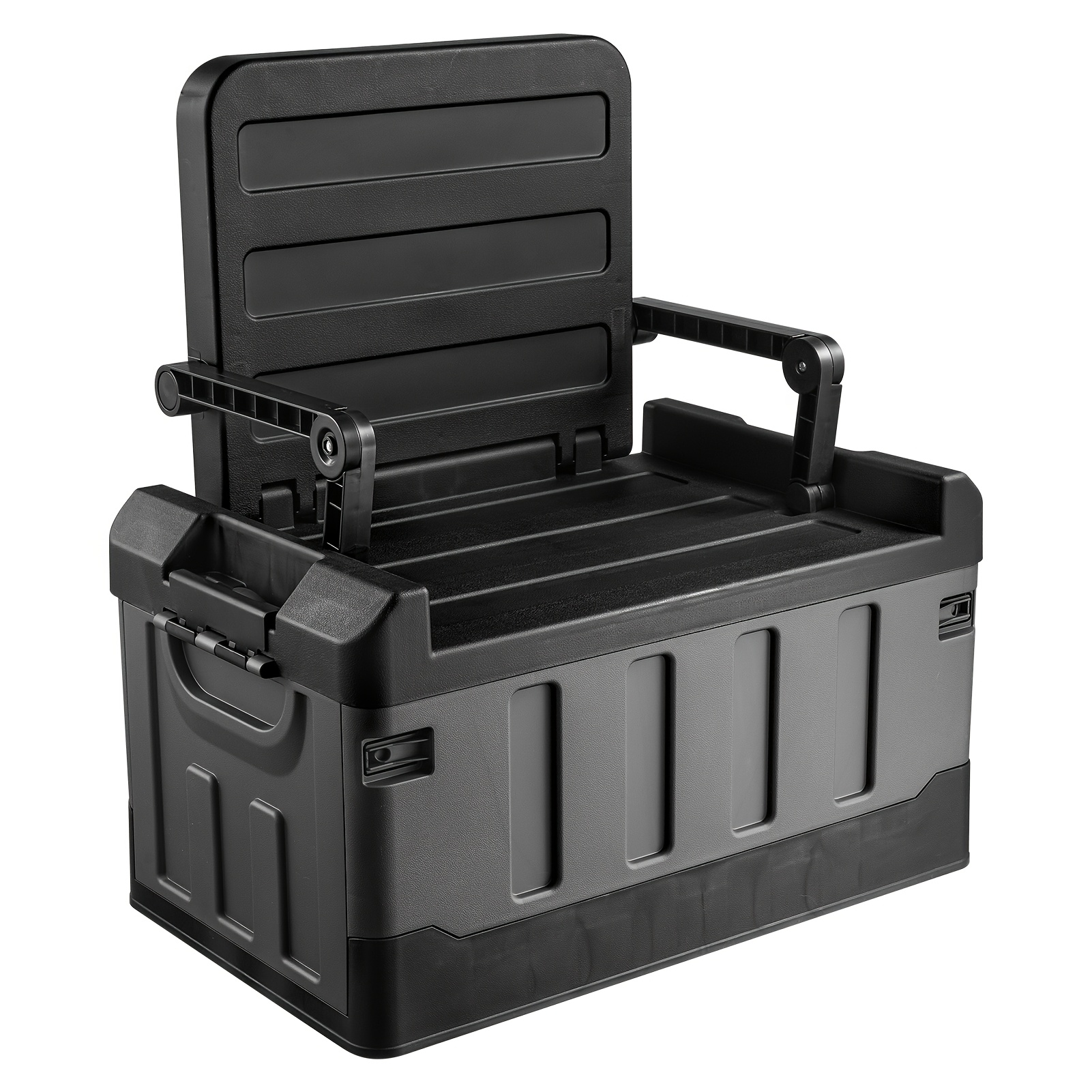 Image of Foldable Outdoor Car Storage Box - Your Multi-functional Fishing Box For Clothing, Toys & Camping Essentials - Big Capacity For Car/car Interiorgive The Best Father's Daygift