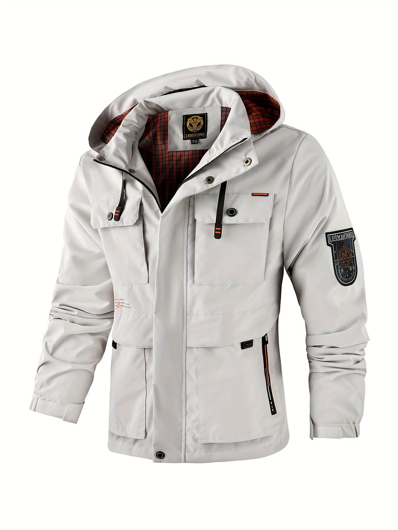 Men's winter jacket white OJ OFFX | Fashionformen.eu