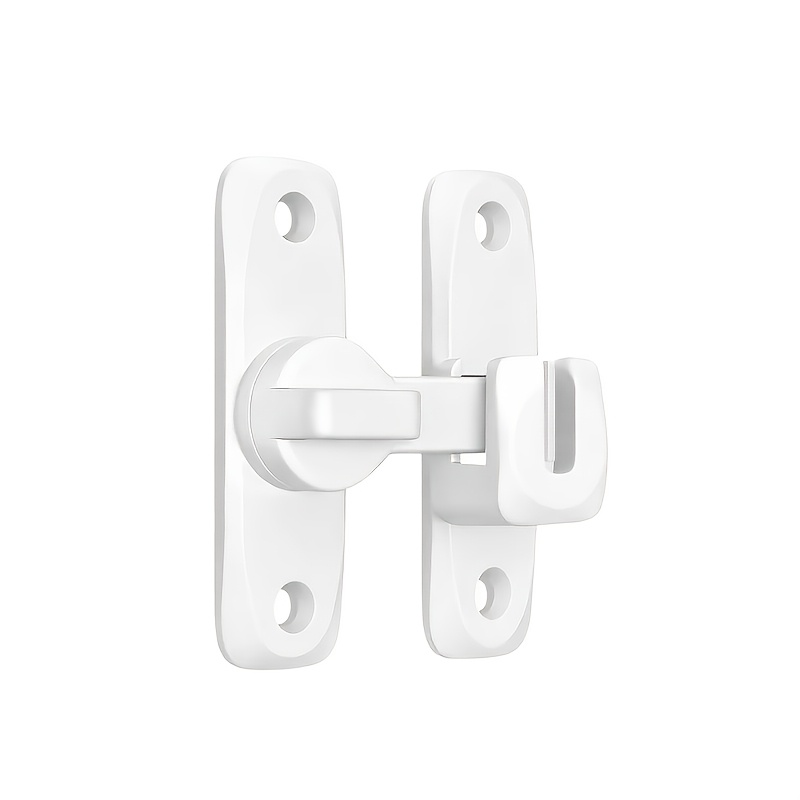 TEMU Heavy-duty Universal Bathroom Door Latch, Simple Antique-style Locking Latch, Alloy Door Latch, Stainless Steel Security Latch