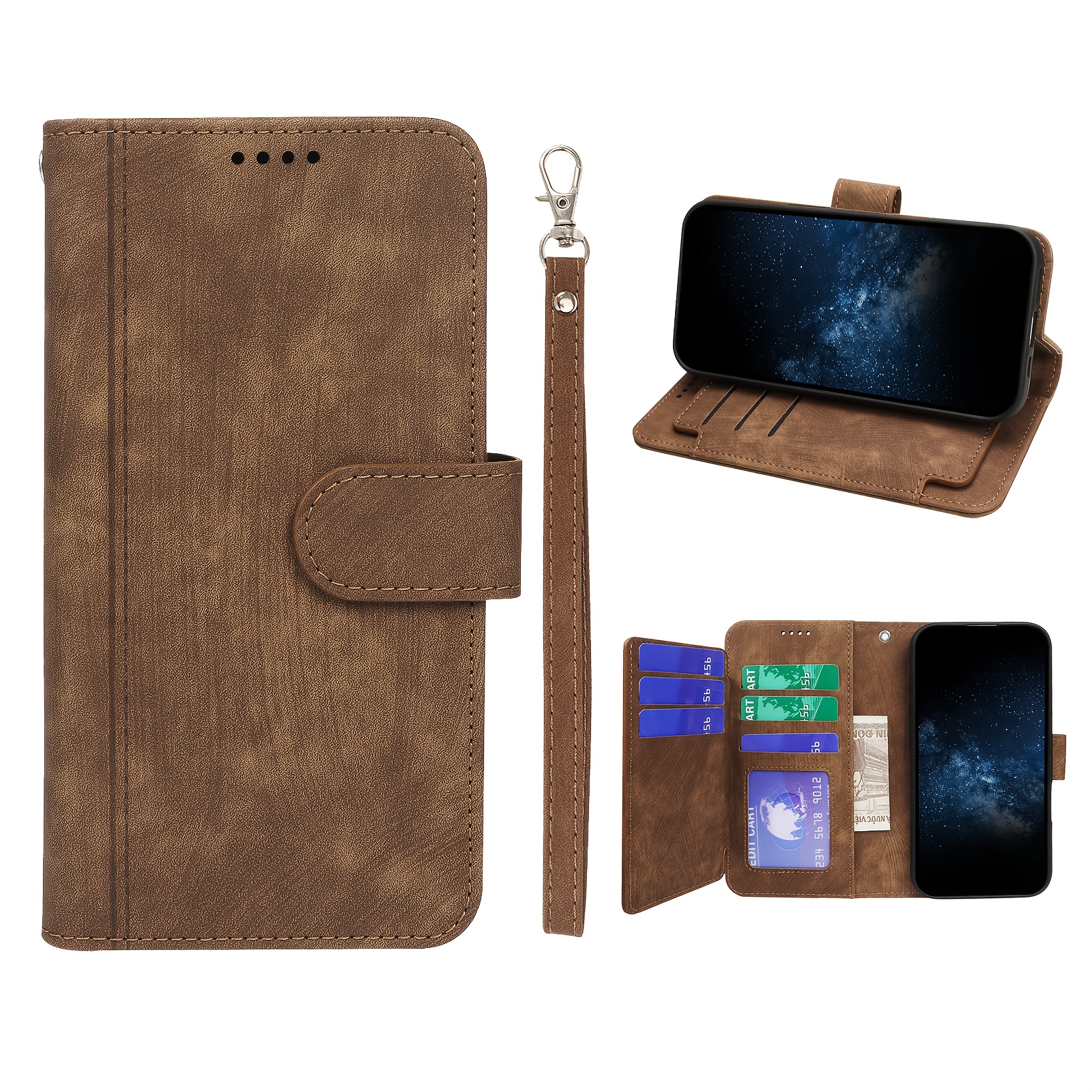 TEMU Phone Case: [for Phone Case] Suitable For Note 9/note 10/note 10 Plus/note 10 Lite/note 20/note 20 Ultra Synthetic Leather Phone Case Business