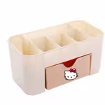 三丽鸥Hello Kitty抽屉收纳盒,桌面用品,收纳与分隔,办公收纳整理,家居收纳用品,厨房用品,化妆品收纳盒,劳动节、复活节和母亲节的最佳礼物,家用桌面与抽屉收纳整理盒