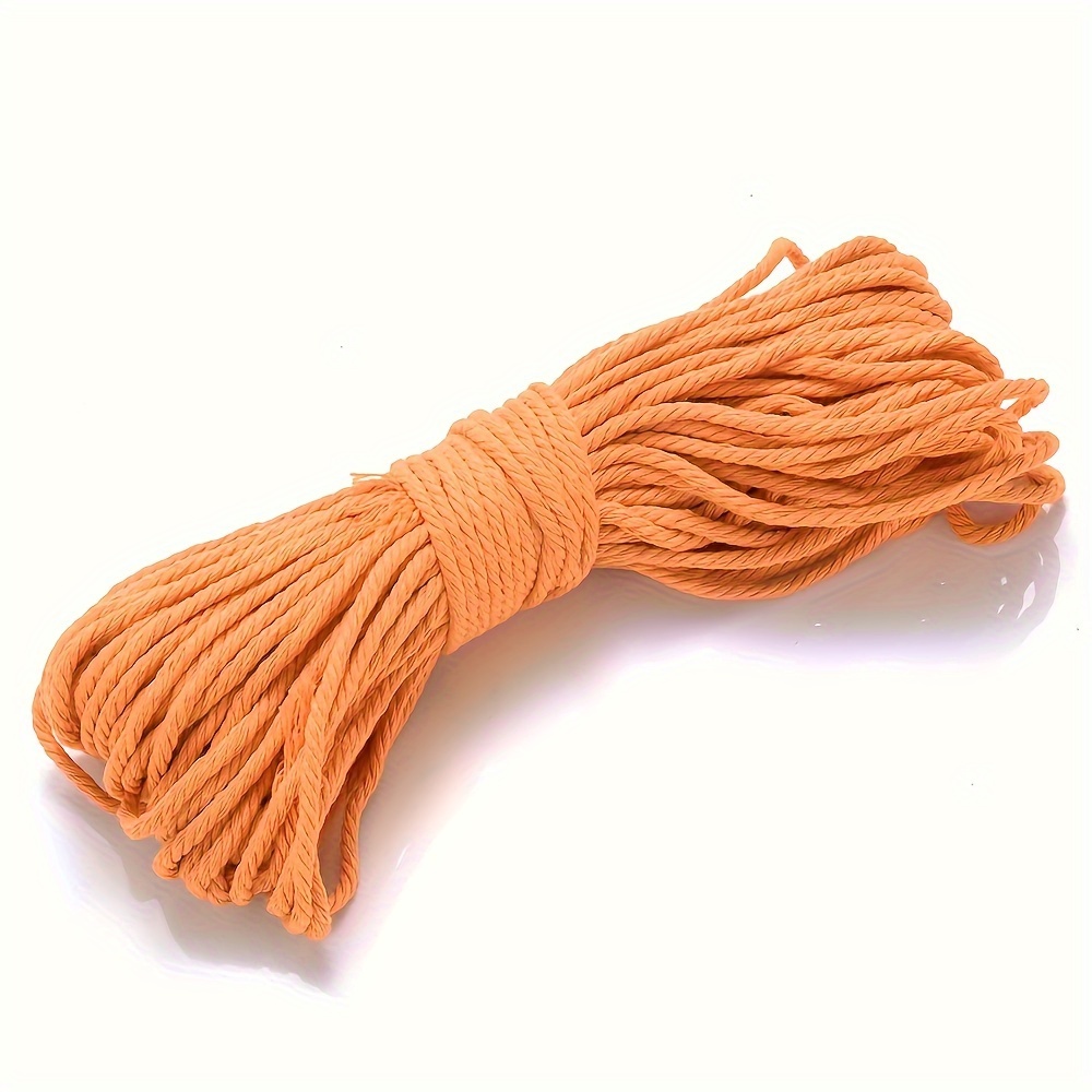 Bag Polyester Twisted Cord Rope Macrame String Braided - Temu