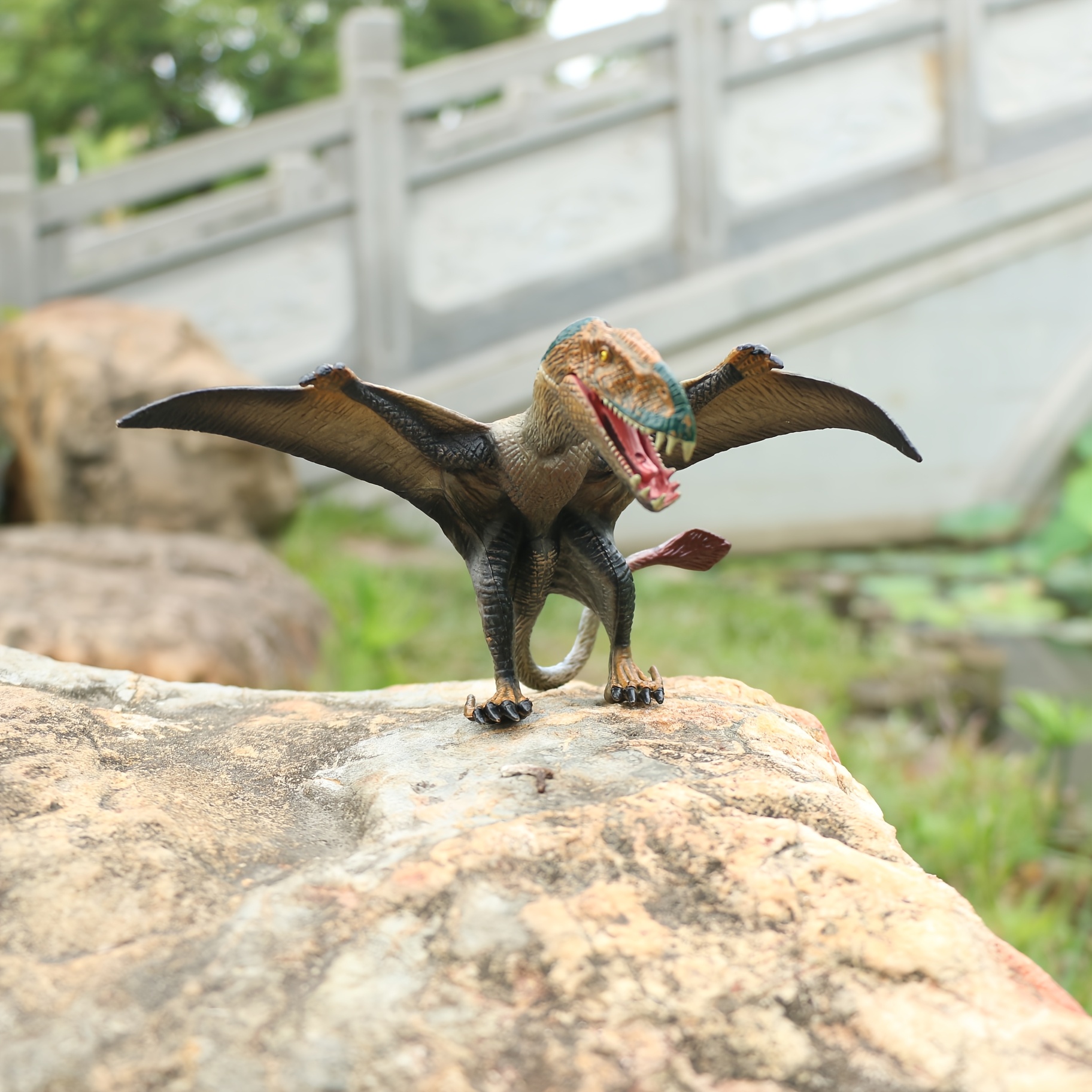 Dilophosaurus Dinosaurier-Figur – Beweglicher Mund – PVC-Spielzeug Für Kinder Ab 3 Jahren – Sammlerstück & Deko