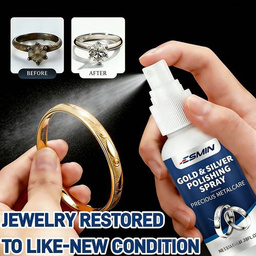 multi purpose jewelry polishing spray jewelry cleaner restores the of silvery bracelets golden necklaces rings and earrings a versatile jewelry that requires no electricity jewelry restoration spray