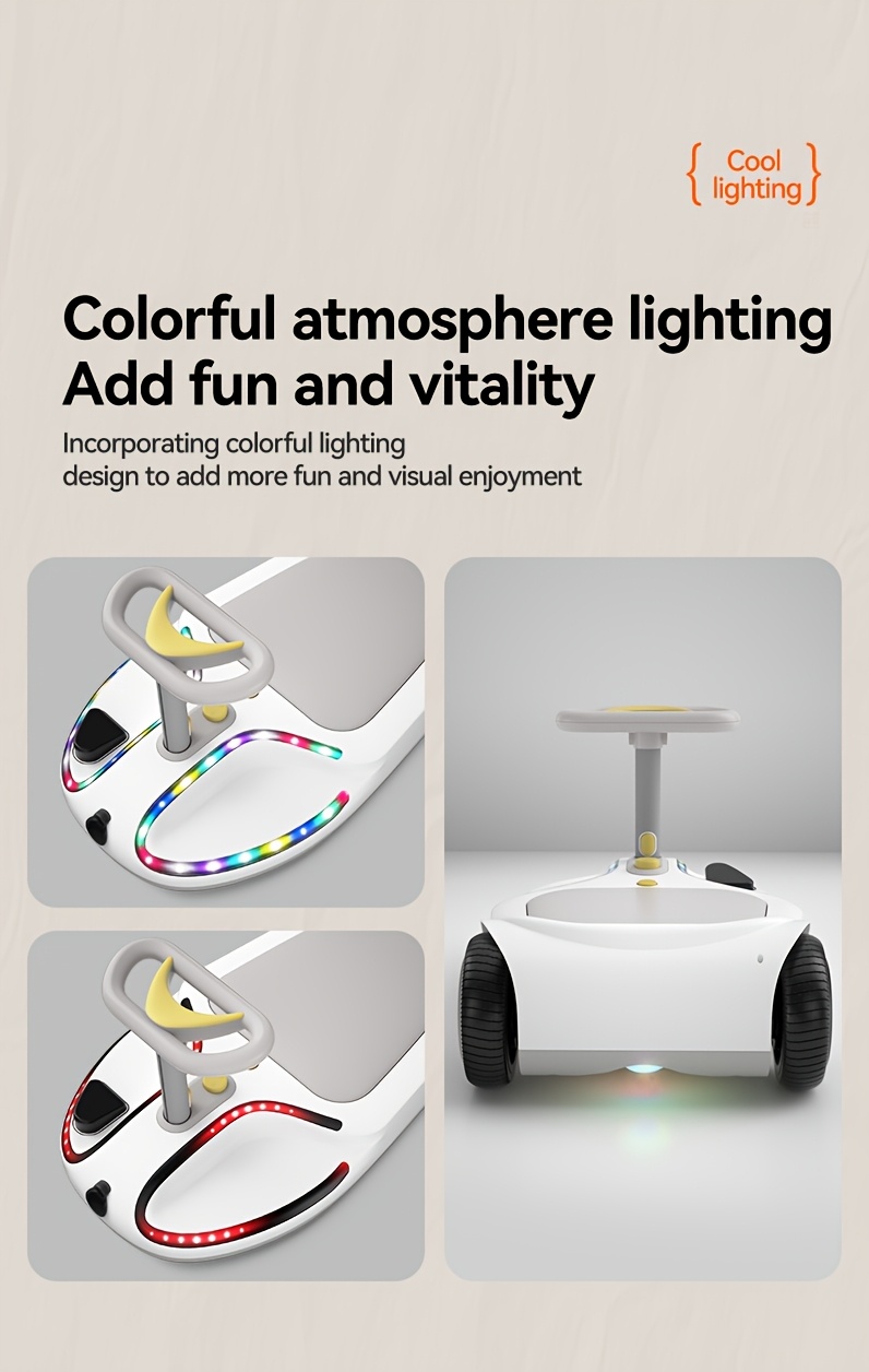 24V 2A High-Speed Motor with 180W Power, 8 Mph Speed with Sturdy 6.5 Inch Road Tires, Charge Time Of 1-2 Hours, Ideal for Children Up to 132.28LB.