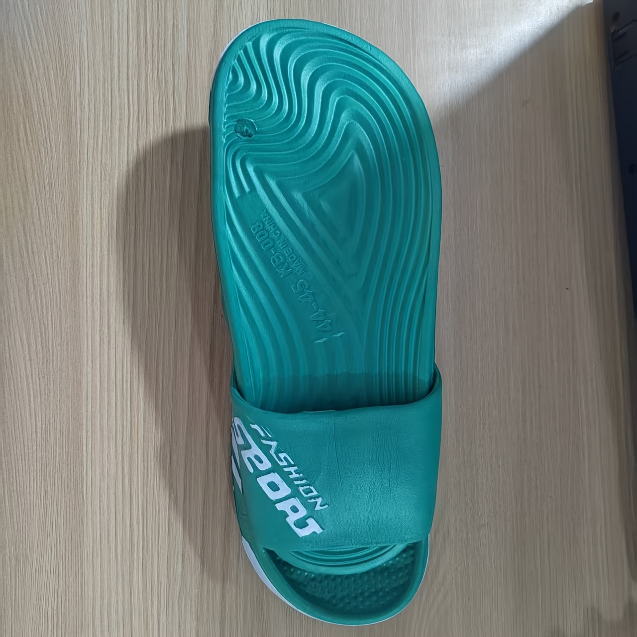 mens summer fashion massage slides non slip textured design eva material breathable open toe slippers for home outdoor and beach use indoor slippers casual slippers eva slides summer sandals Product details 13