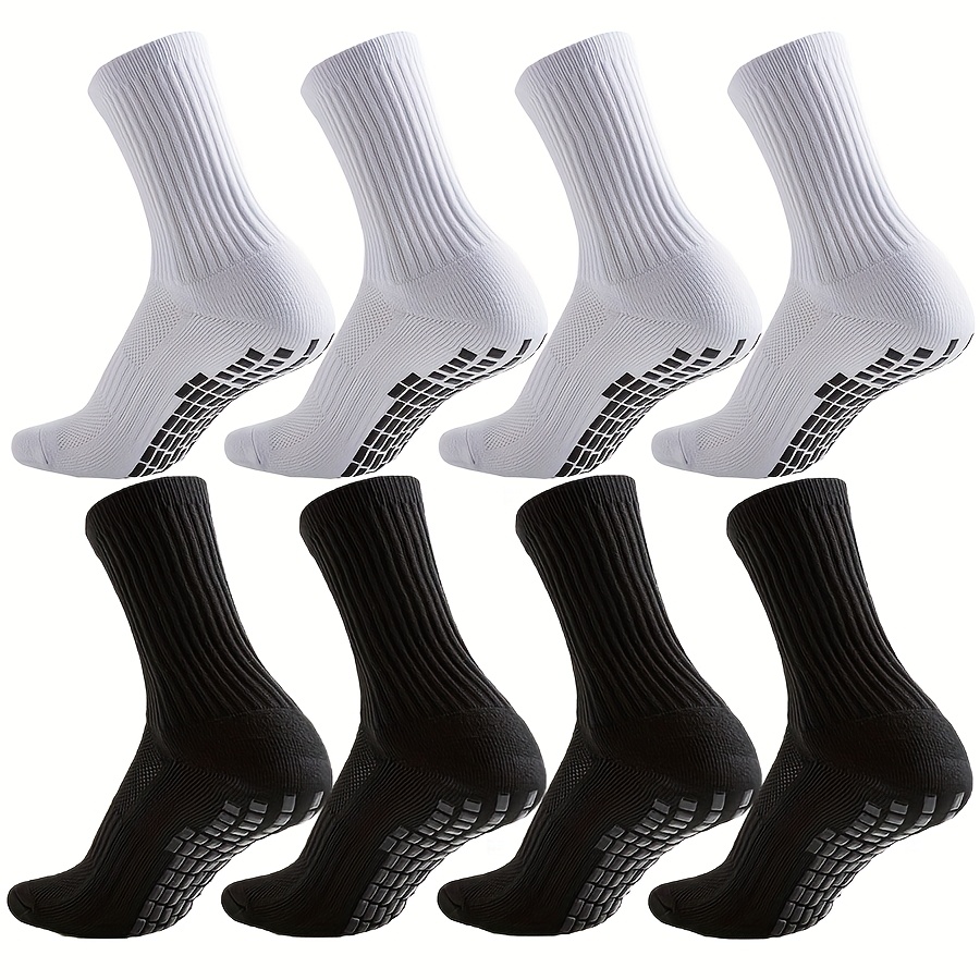 E-shop 4/8/12 Paar Professionelle rutschfeste Grip-Socken für Herren Damen für Fußball, , Baseball, Fußball, Radfahren, Laufen, Wandern, Tennis,