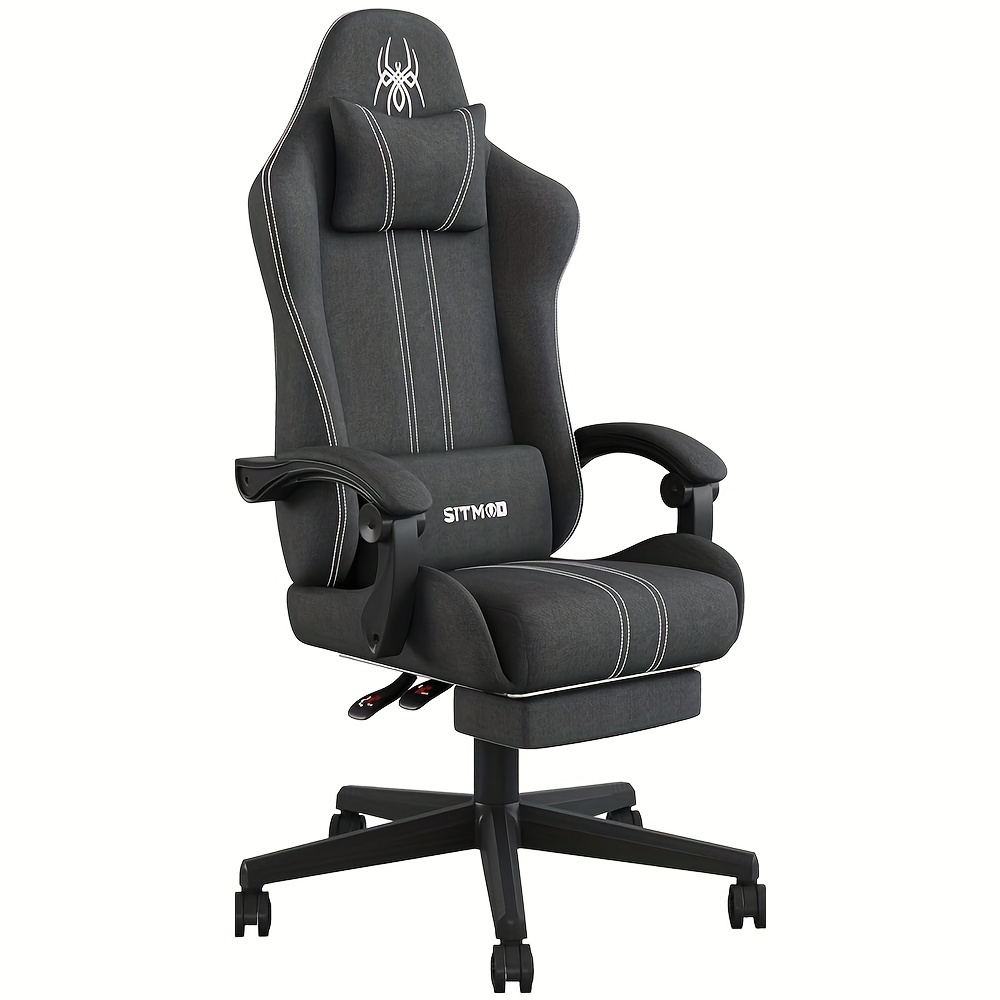 Techni Sport 19.75" Modern Fabric Gaming Chair In Pink