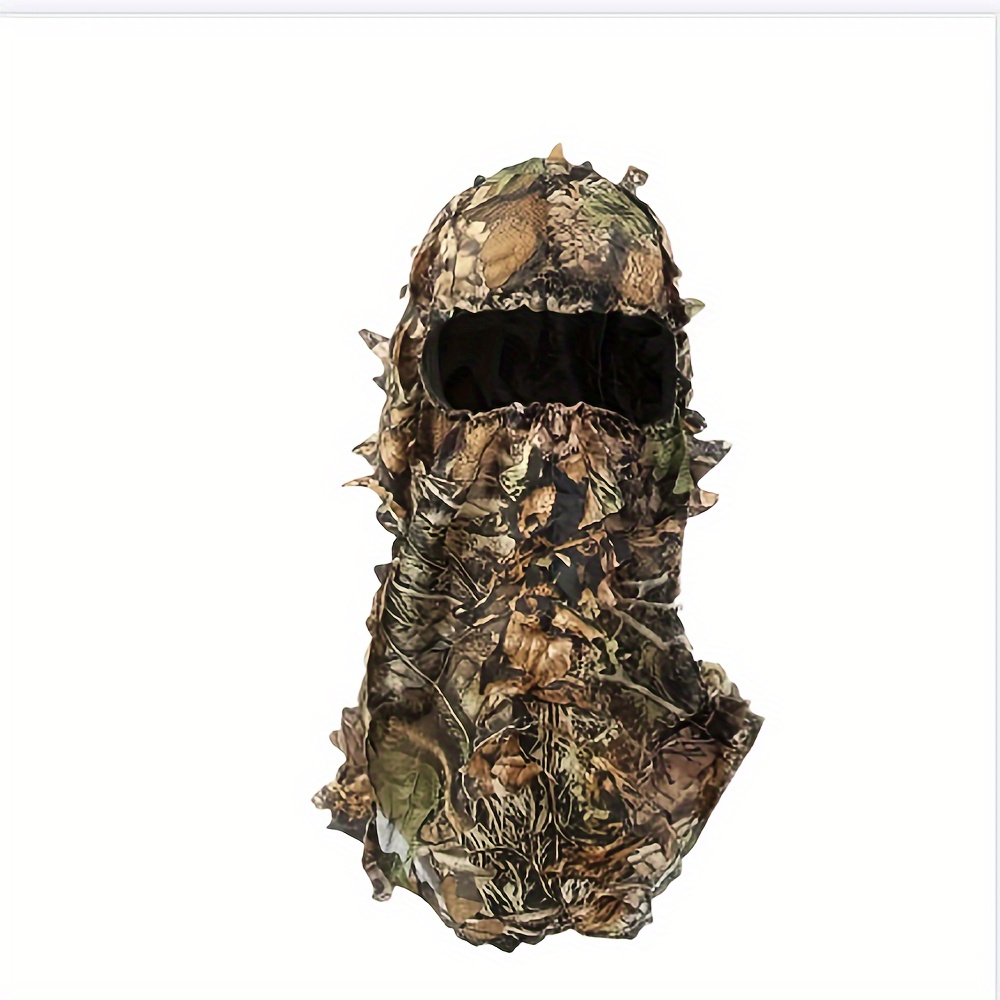 Camouflage Hat, Outer Mask, Tactical Balaclava, Hunting Balaclava, Cycling Balaclava, Military Enthusiast Leaf Pattern Balaclava