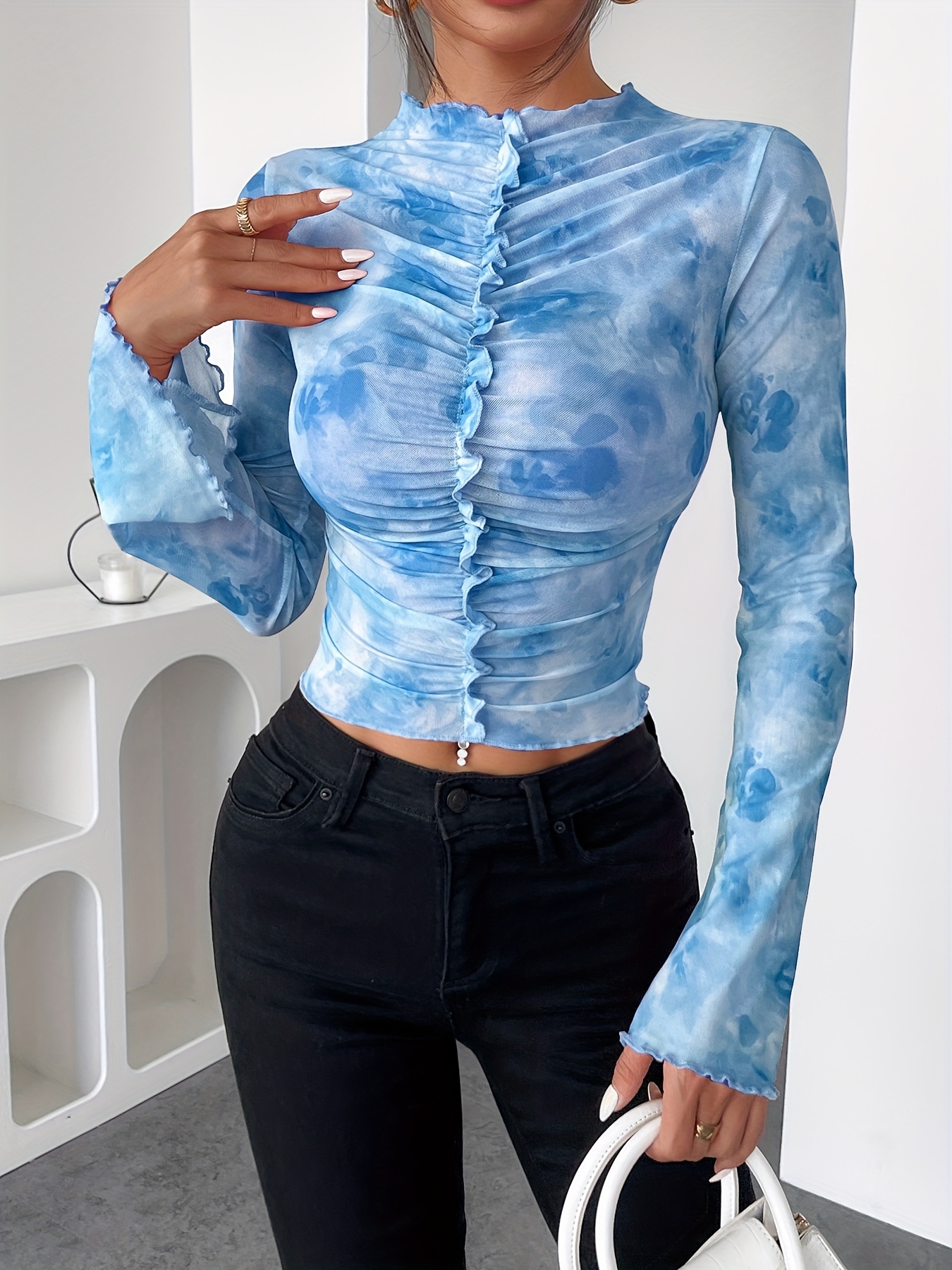 レディース】花柄トップス - women's clothing - Temu Japan