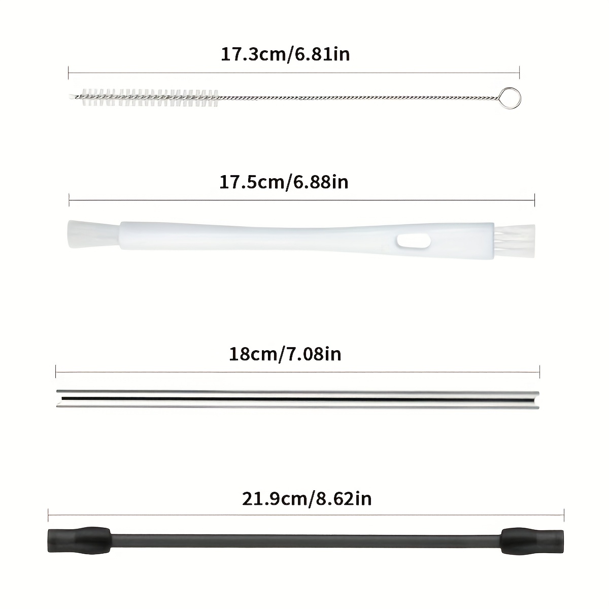 fully automatic coffee machine milk hose set stainless steel milk hose accessories with 2 cleaning brushes suitable for   eq6 suitable for bosch veroaroma fully automatic coffee machine details 1