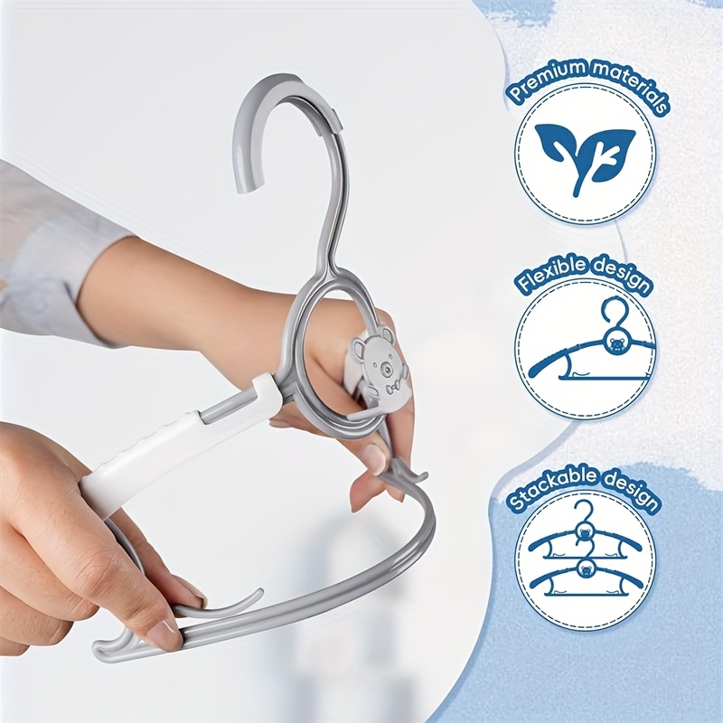 Expandable Adjustable Children's Clothes Hanger Set