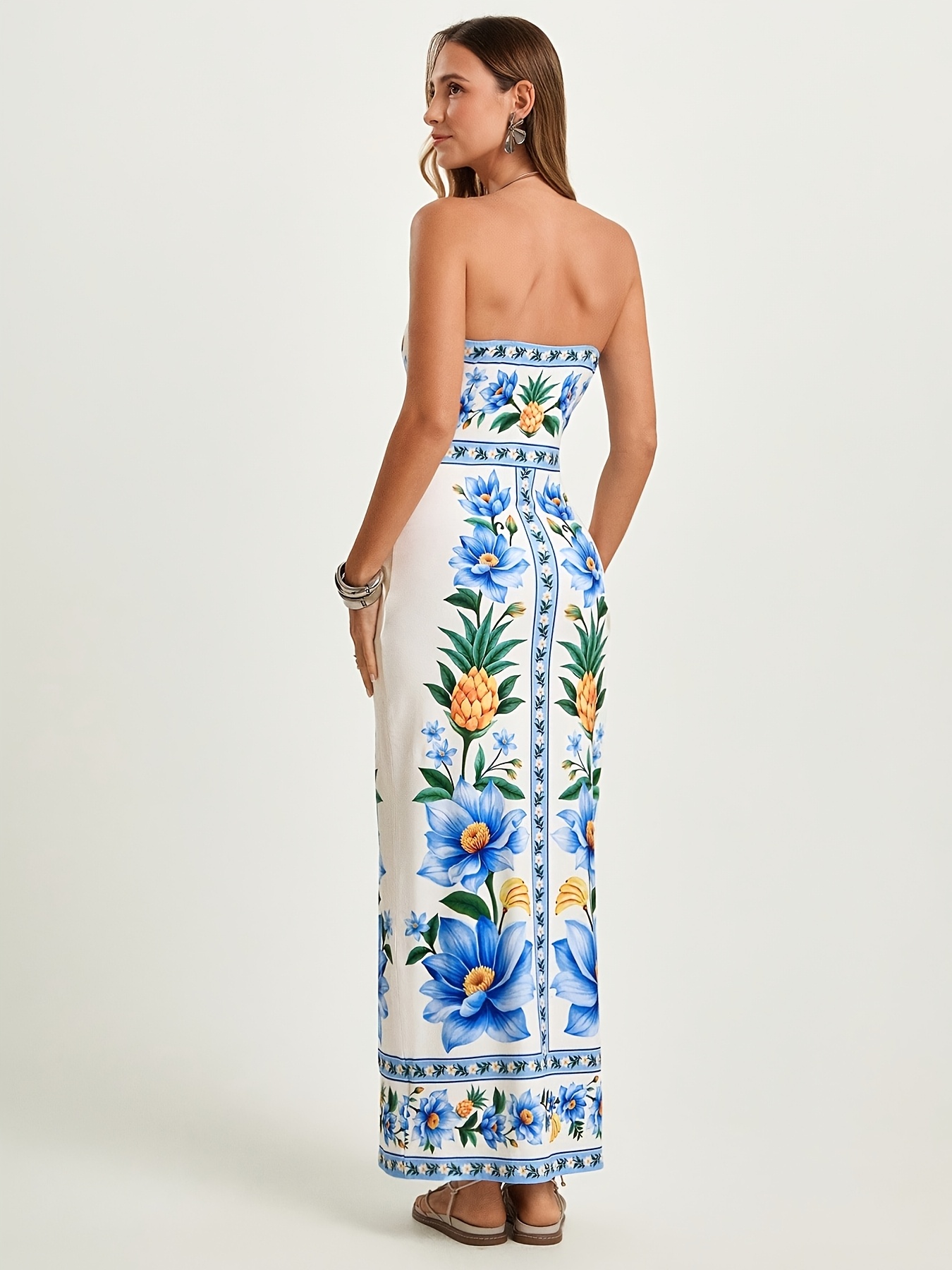 mediterranean dress sold on Temu United States