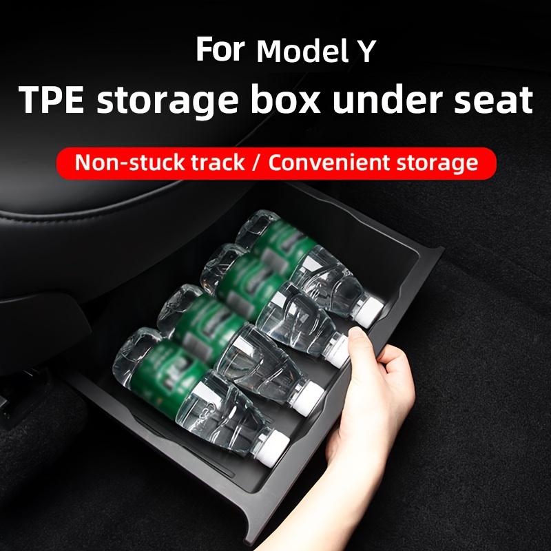 Für Tesla Modell Y Hinten Lagerung Box Mülleimer TPE Wasserdicht