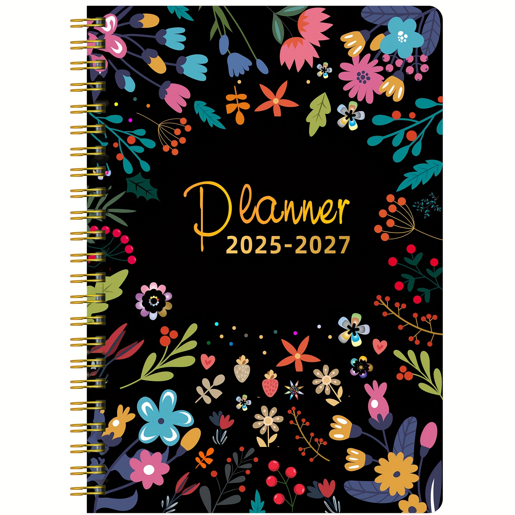 

2025-2027 Monthly Planner Calendar: 3-month Planners With Contact Pages, 8.26" X 5.9", Spiral Bound, English Language, Suitable For Teens