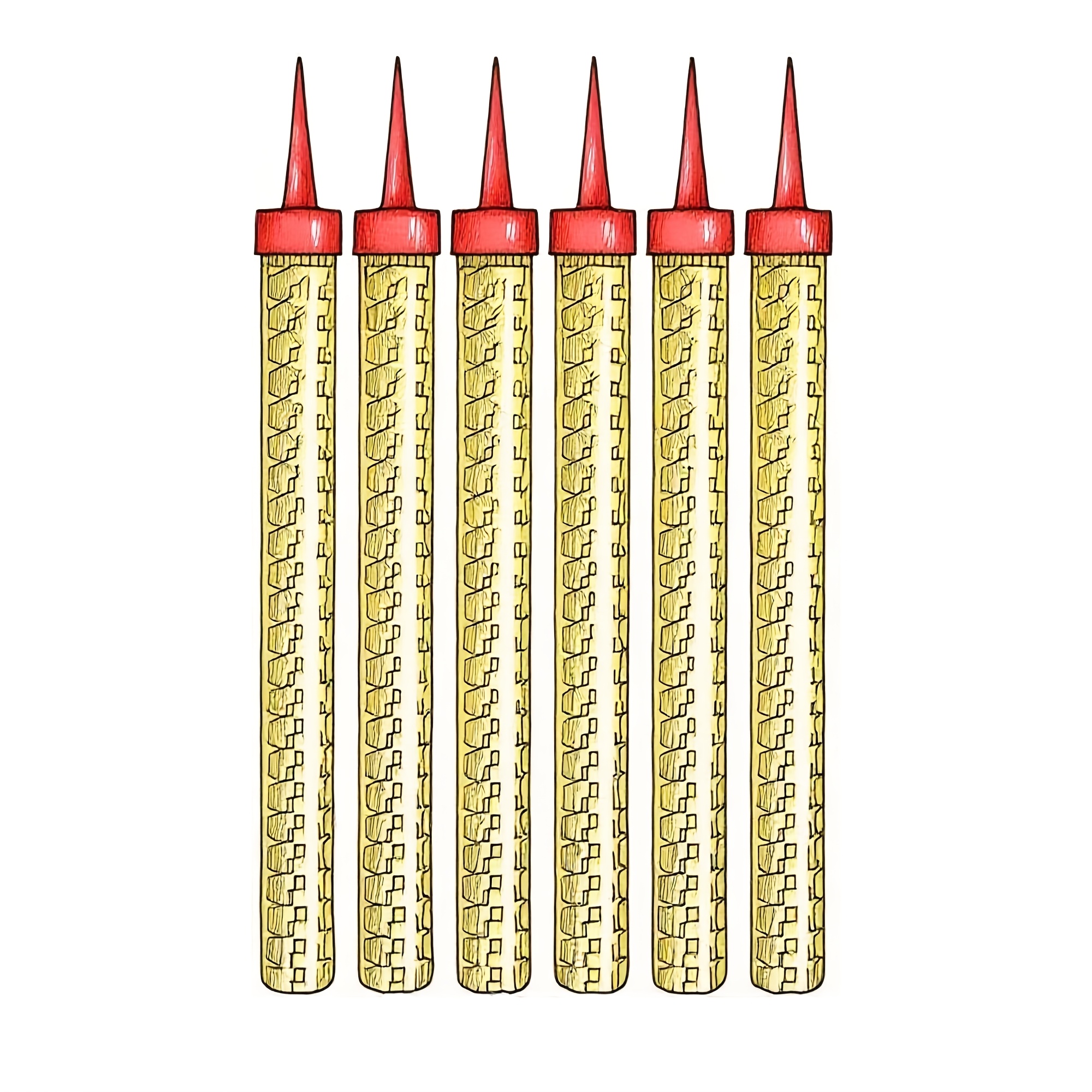 TEMU 6pcs Set Golden Birthday Party Decoration Supplies Cake Decorate Women Birthday Additions