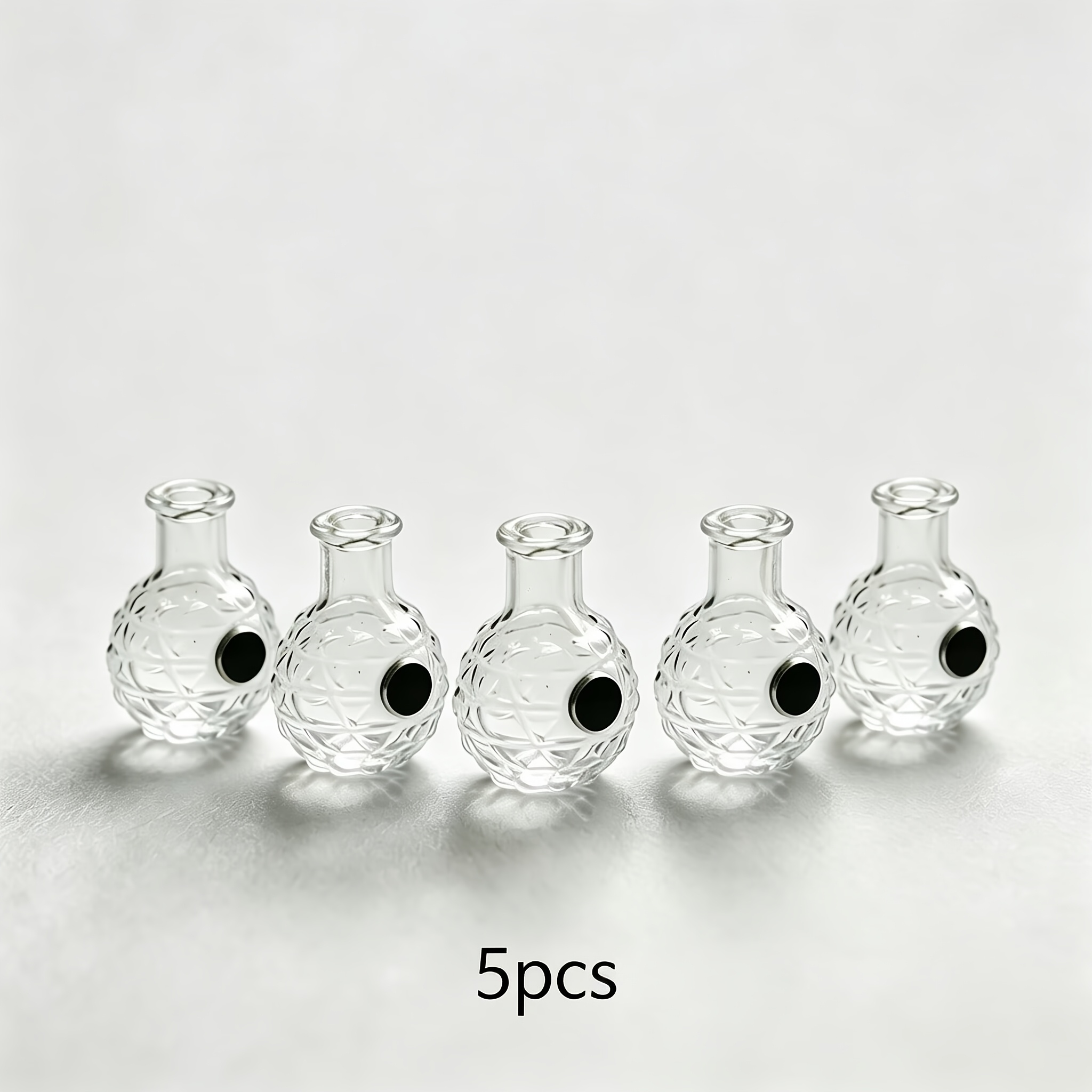 TEMU Set da 5 pezzi Pthcrsdyn Vaso Magnetico per Frigorifero e Decorazione Murale, Vasi Rotondi con Base Magnetica, Portafiori a Forma di Nuvola,