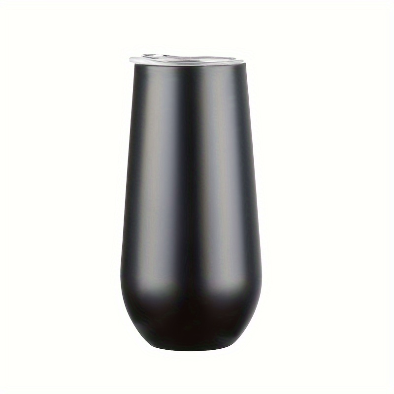 Stainless Steel Portable Water Cup Double-layer Vacuum Beer Cup U-shaped Eggshell Cup Car Water Cup