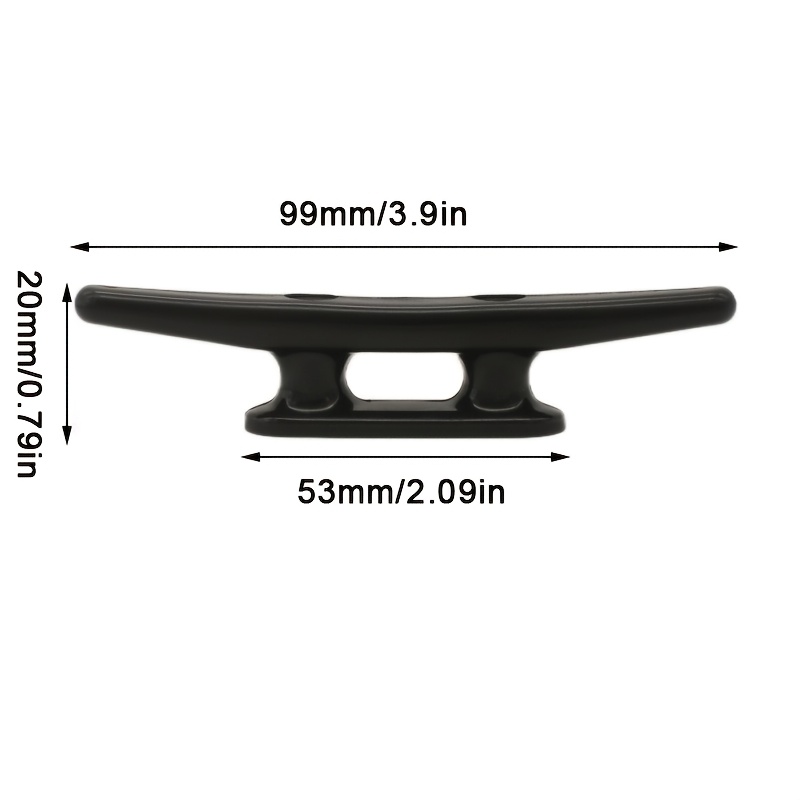 4pcs Open Base Dock Cleats, Marine Dock Cleats for Boats