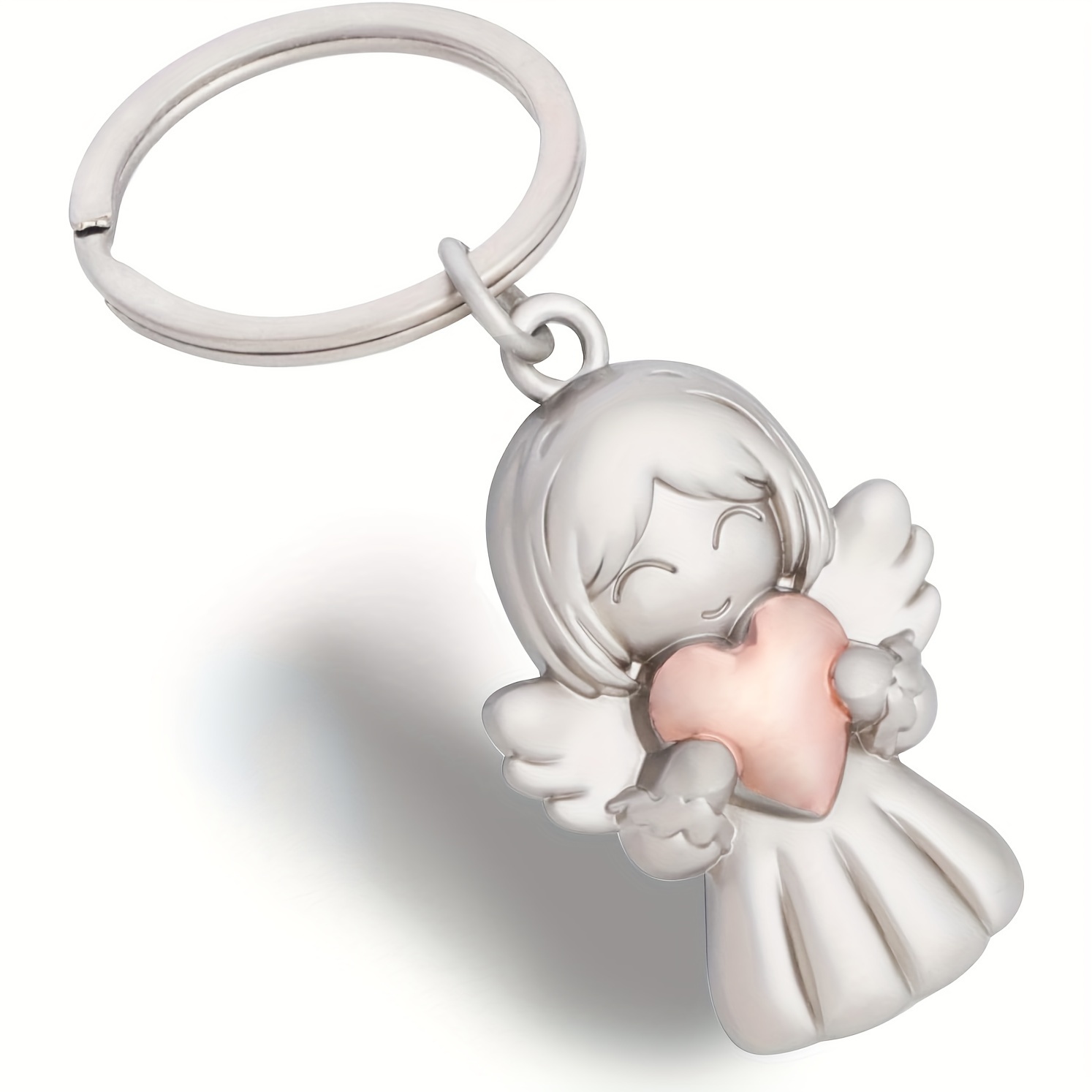 

1pc Cute Heart Car Keychain Pendant Ideal Gifts For Women