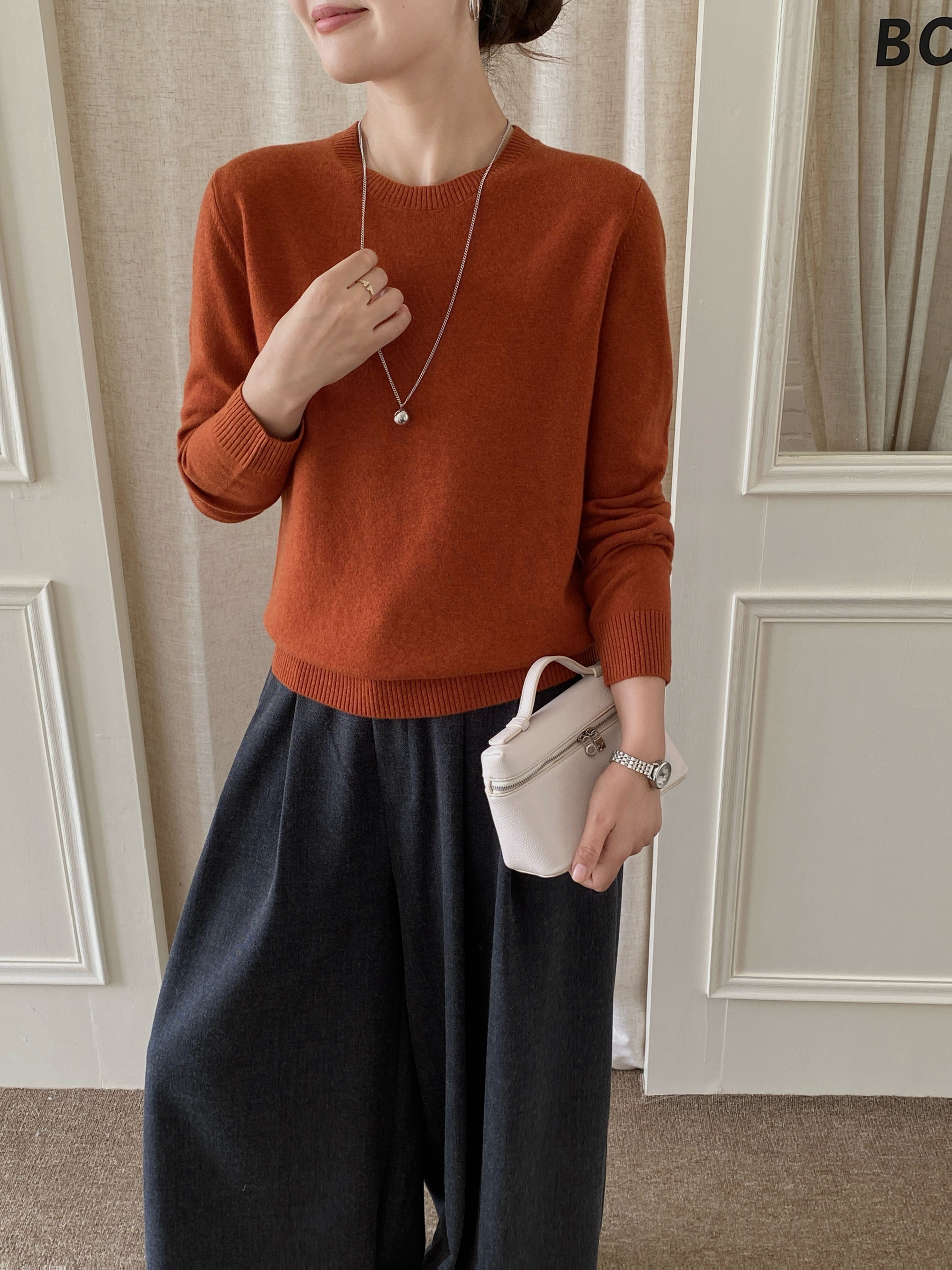 Wolle Damen Pullover Herbst 2022 Pullover Pullover Damen Herbst