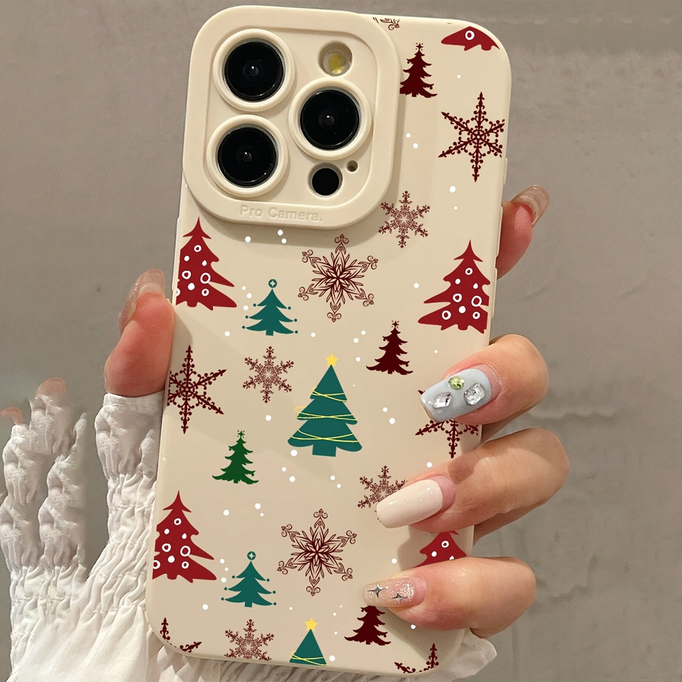 

Christmas Pattern -fall Phone For Iphone /14/13/12/11/7/8/xs/11 Pro - 1pc