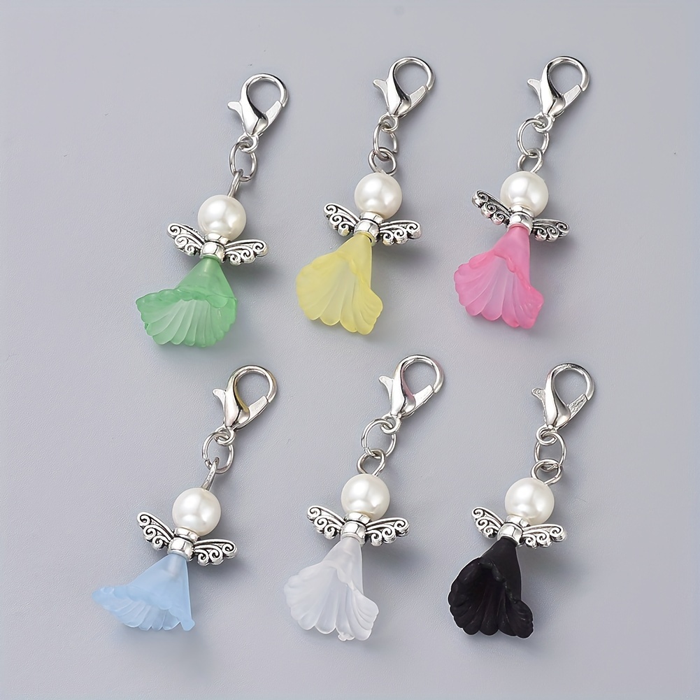 

60pcs/box , Acrylic Glass Beads Hanging Ornaments