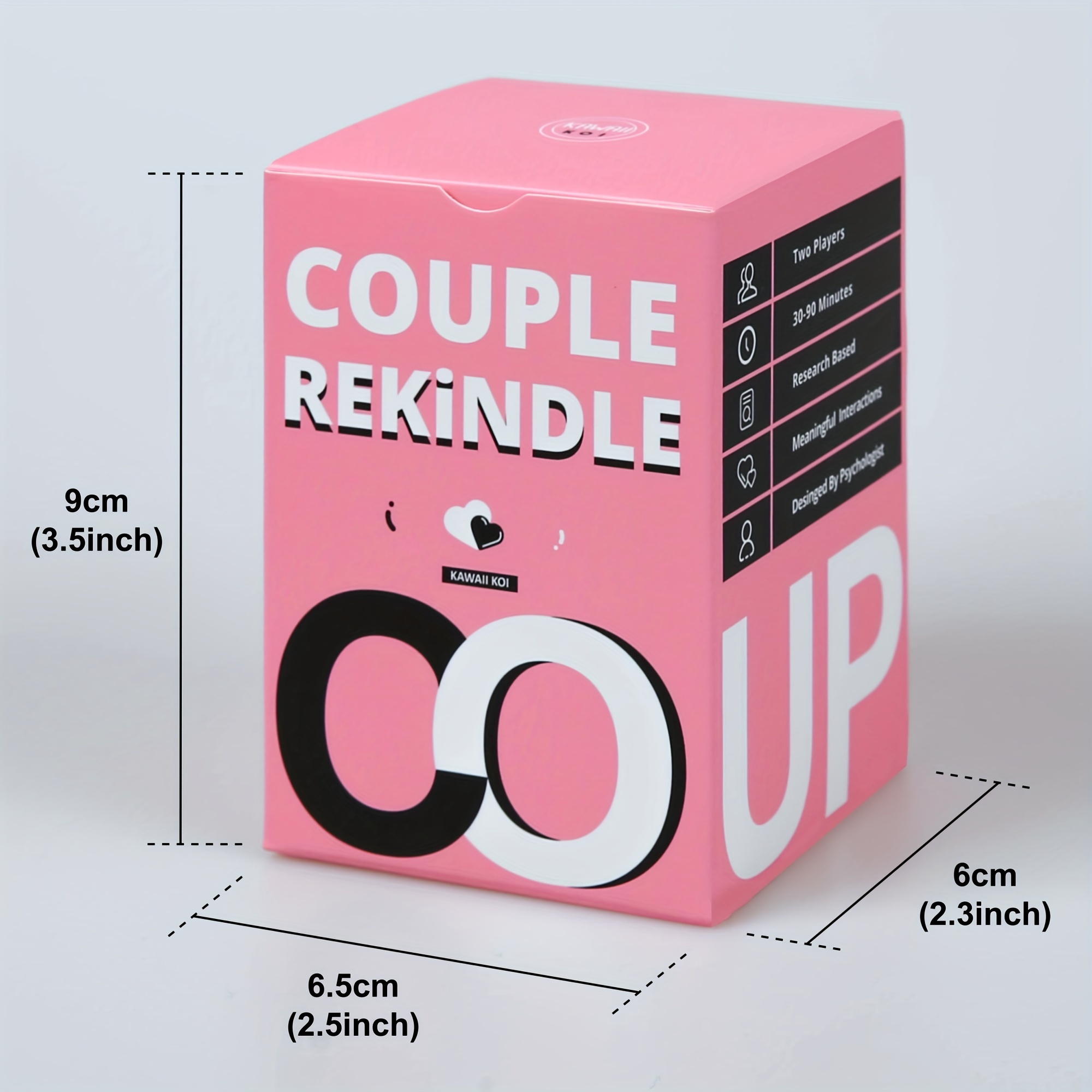 Couple Reconnect Game Box - 165 Conversation Cards, Date Night & Anniversary Gift, Paper Material, No Electricity Needed, Featherless, Fun & Engaging for Couples for Halloween, Christmas Event & Party Supplies Halloween&Christmas