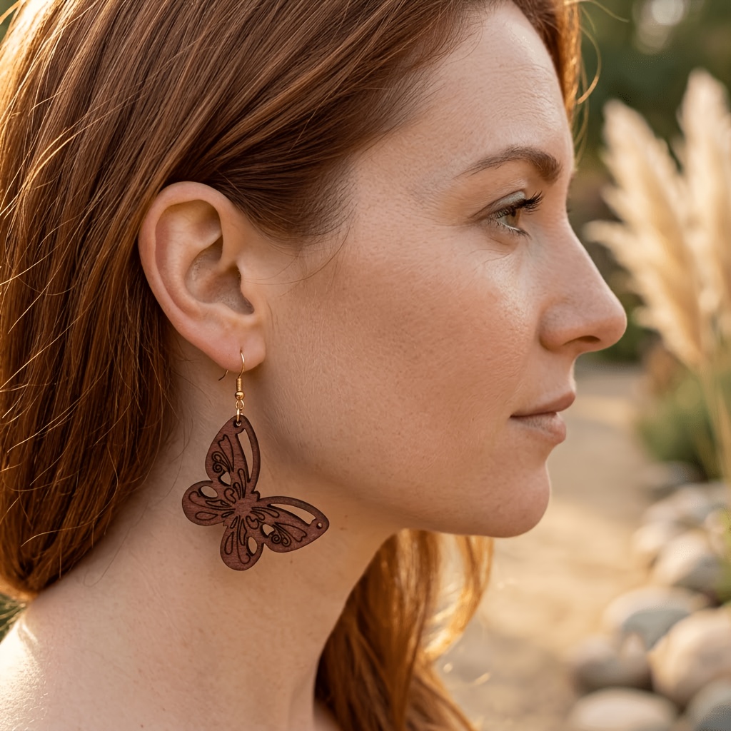 7pc Multicolor Butterfly & Dragonfly Statement Earrings Set