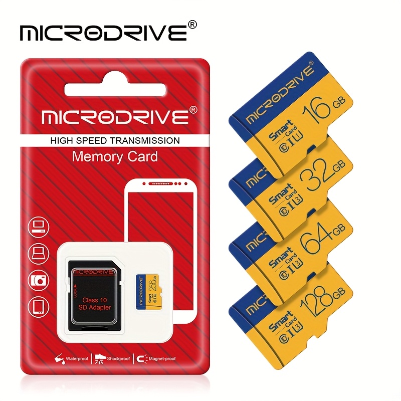 

New Styles Microdrive Tf Sd Card 32gb Class 10 Memory Card Flash Card 16g 32g 64gb 128gb 256gb U3 Sdxc Drive For Smartphone Sd Adapter