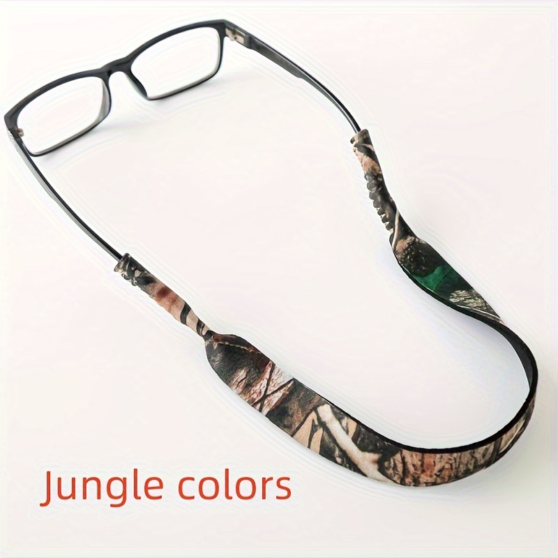 Image of Premium Cool Camouflage Glasses Strap For Diving Skiing, Comfortable Practical Glasses Lanyard, Outdoor Sports Glasses Rope, Eyewear Retainer