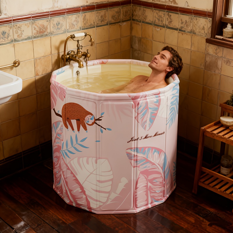 Large Capacity Foldable Ice Bath Tub for Home & Outdoor Use