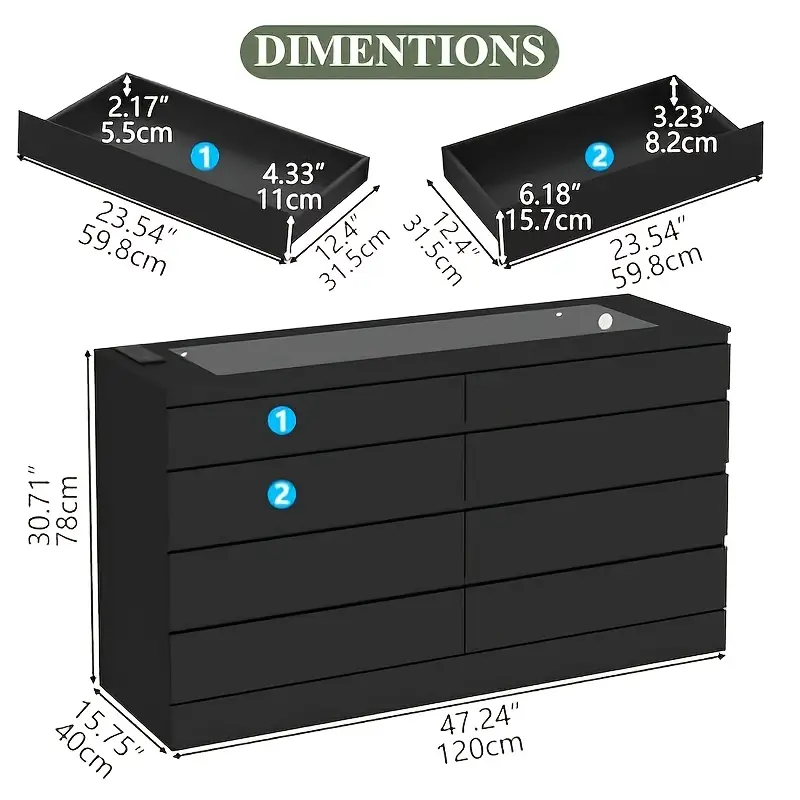 8 drawer white black dress dresser glass outlet - Temu 8 drawer white black dress dresser glass outlet - Temu