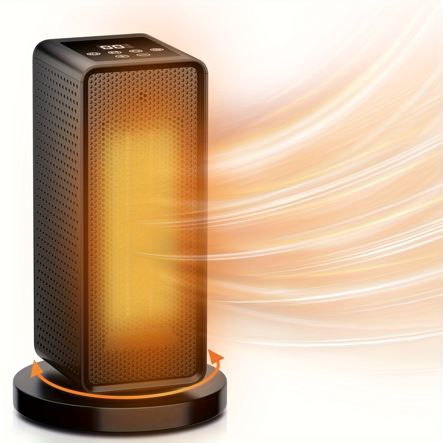 Overheat Protection Auzkin Small Space Heater Oscillating Heater