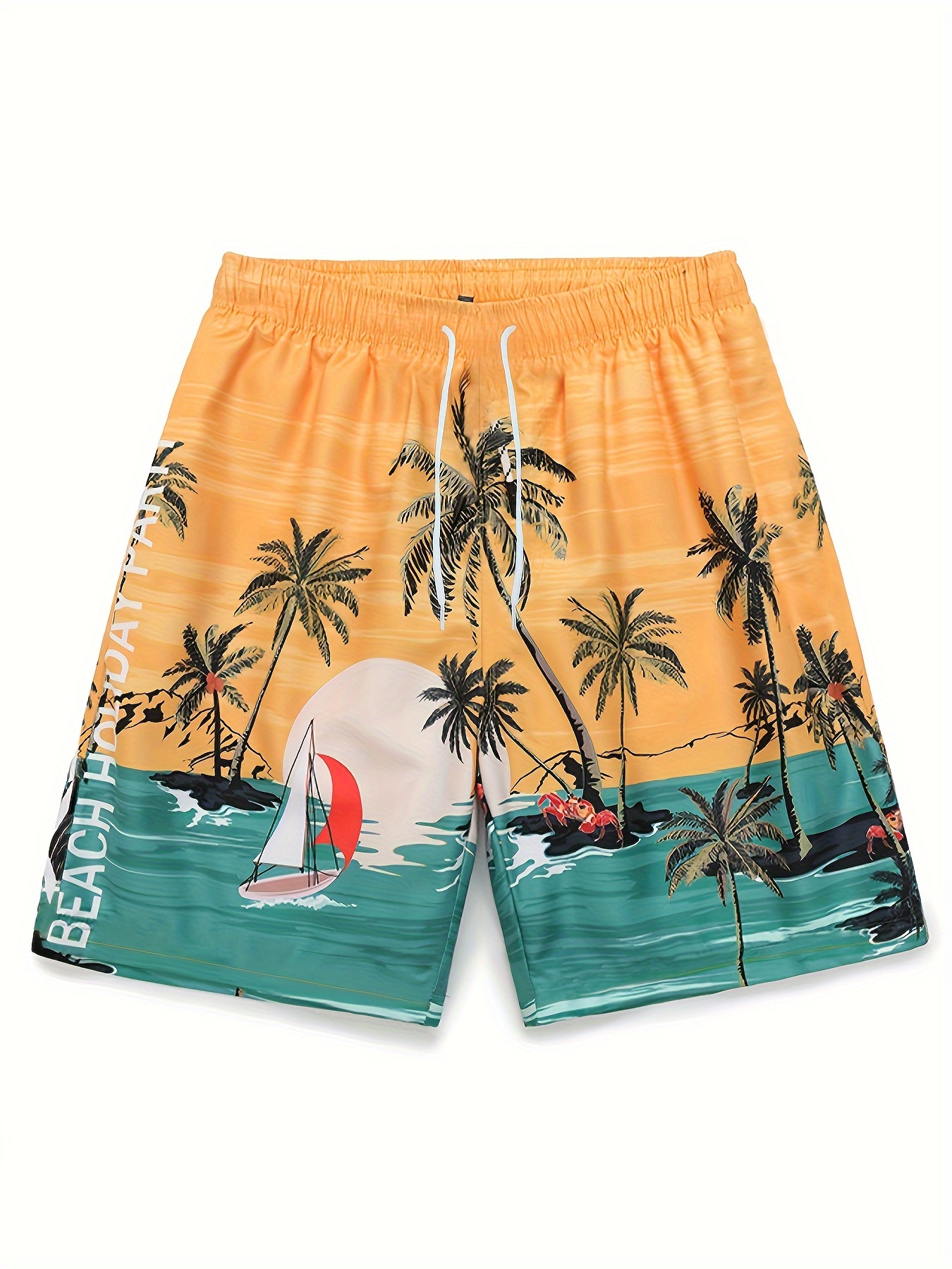 Fashion Short Pants Men Shorts Casual Beach Shorts Sports Shorts Cropped  Shorts Drawstring Shorts Men's Clothing seluar pendek lelaki