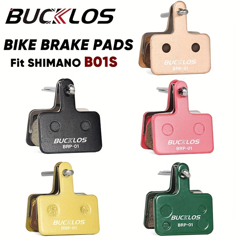 

Plaquettes de Frein à Disque BUCKLOS BRP-01 en Résine Semi-Métalliques pour VTT, Plaquettes de Frein Hydrauliques pour B01S B05S, Plaquettes de Frein pour Vélo M525 M395