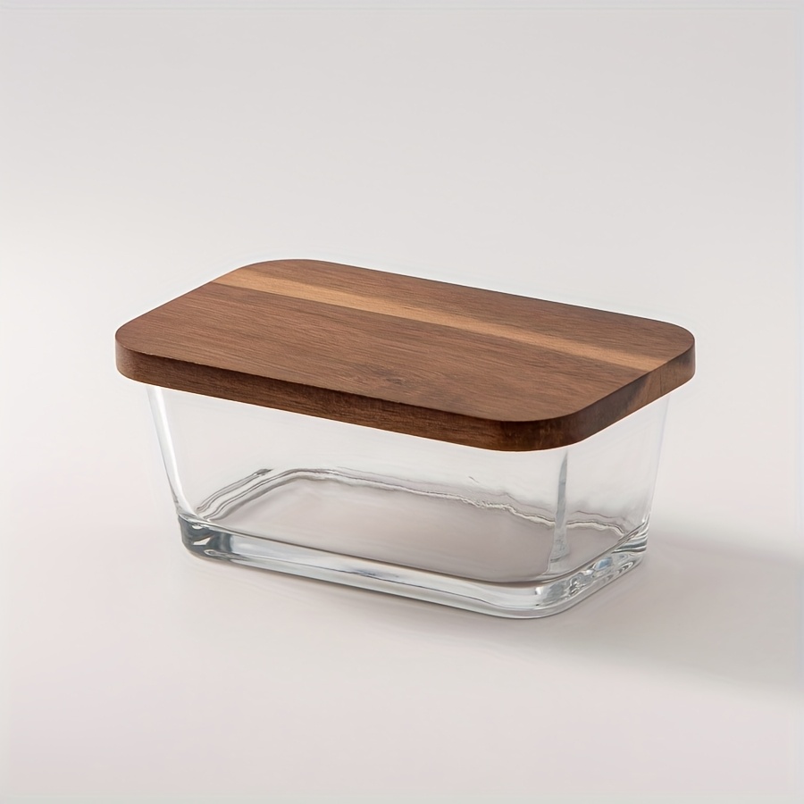 TEMU Butter Dish, Acacia Wood Butter Dish, Bamboo Butter Dish, Retro Wooden Cupcake Tray, Tea Plate, Snack Display Plate, Dessert Table Decoration,